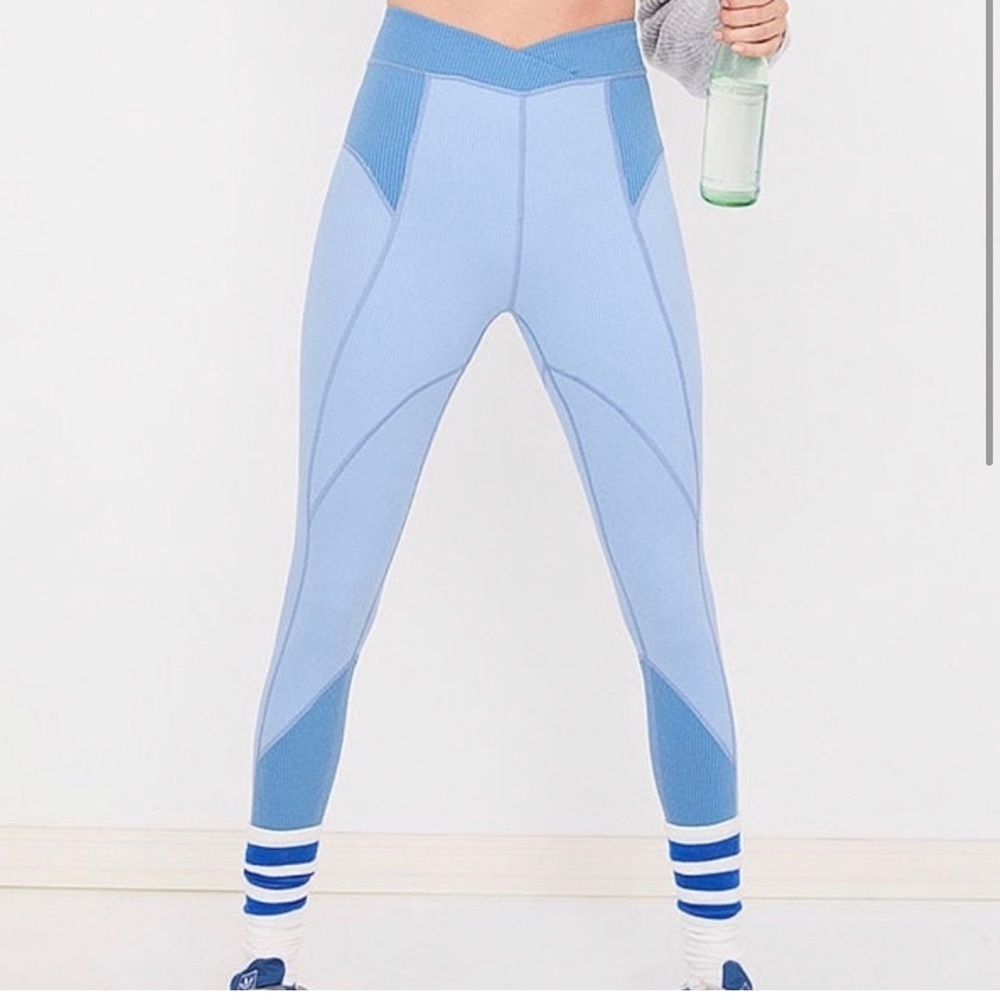 For Love & Lemons | NWOT Blue Colorway Ella Leggings Size XS
